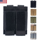Tactical Molle Magazine Pouch Military Glock Double Clip Pistol Gun Mag Holder