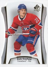 2021-22 SP AUTHENTIC DIE CUT SILVER Cole Caufield Rookie Montreal Canadiens #201