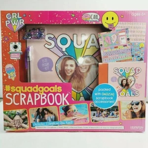 Girl's Scrapbook Kit Squad-Goals ~ Girl Power ~ Ages 6+ - Picture 1 of 6