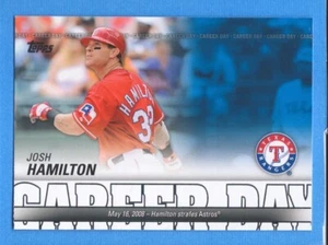 2012 Topps Career Day #CD20 Josh Hamilton Rangers - Picture 1 of 1