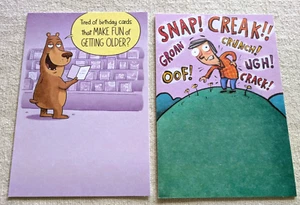 YOU PICK Getting Old BIRTHDAY Greeting Card | Funny Bear or Sounds of Aging - Picture 1 of 6