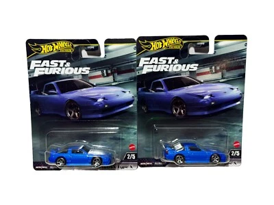 Hot Wheels Premium Fast And Furious 1996 Nissan 180sx Type X 2/5 Lot Of 2 - Image 1 of 4