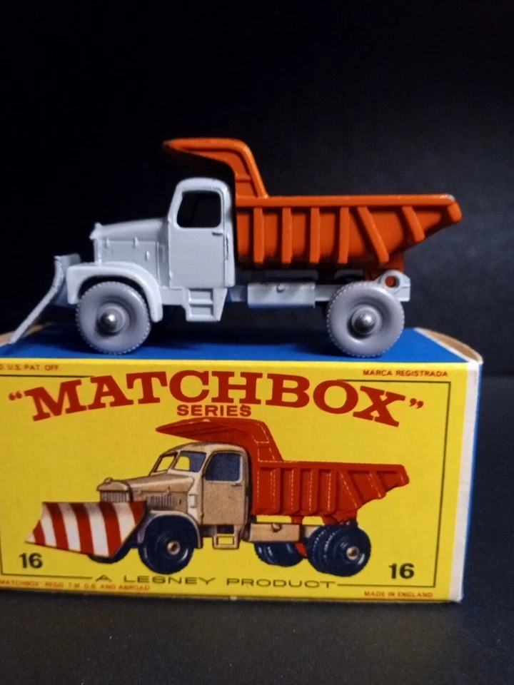 MATCHBOX #16c  Scammell Mountaineer SnowPlow GPW VN/MINT" In Solid Orig  E4  Box - Image 1 of 4