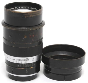 Leitz Leica Thambar 2.2/9cm TOODY pre-war Leica Screw Mount w. hood - Bild 1 von 8