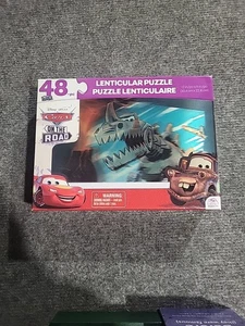 48 Stück Lentikular Puzzle Disney Pixar Cars On The Road 12 "x9" vollständig! - Bild 1 von 5