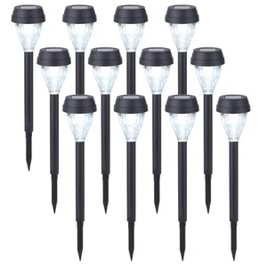 12 Pack Solar Pathway Lights,Outdoor Waterproof Garden Lights LED Landscape L... - Picture 1 of 7