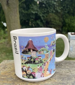 Brasil Caulin Porcelanas Scenic Souvenir 12 Oz Becher - Bild 1 von 8
