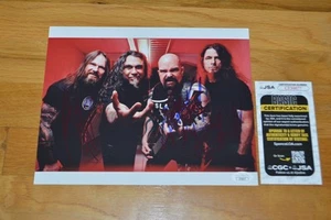 SLAYER ~ Kerry King / Paul Bostaph / Gary Holt Signed 8x10 Photo with JSA COA - Picture 1 of 5