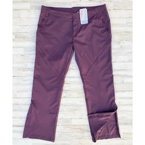 NIKE WOMENS Low Rise Burgundy Pants SZ XL C100744 - Picture 1 of 10