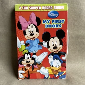 Disney My First Books (2012 x4 Children's Shaped Board Books Box Set NEW) Pre-K - Picture 1 of 7
