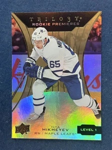 2019-20 Upper Deck Trilogy #56 Ilya Mikheyev foglie d'acero /999 RC - Foto 1 di 2