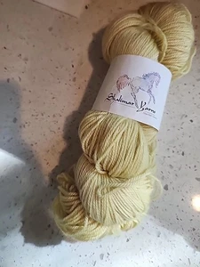 Shalimar Yarns Handbemalung Originals Atemlos Merino Kaschmir Seide Gelb Peeps - Bild 1 von 6
