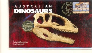 2022 $1 coin PNC - Australovenator wintonensis Dinosaur - Postmark 5 Sept 2022 - Picture 1 of 2