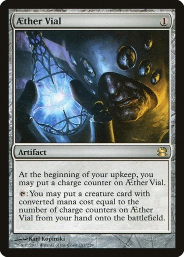 MTG Modern Masters  Aether Vial x1 Rare Colorless Artifact NM/M - Image 1 of 1