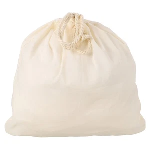 Cotton Filter Bag Reusable Mesh Produce Bags Food Soy Milk Drawstring Pouch - Picture 1 of 12
