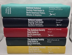 National Audubon Society Field Guide Lot 5 Books Birds Fish Seashore Wildflowers - Foto 1 di 9