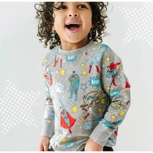 Sudadera Little Sleepies Justice League Super Heroes niño pequeño 18-24 súper suave - Imagen 1 de 6