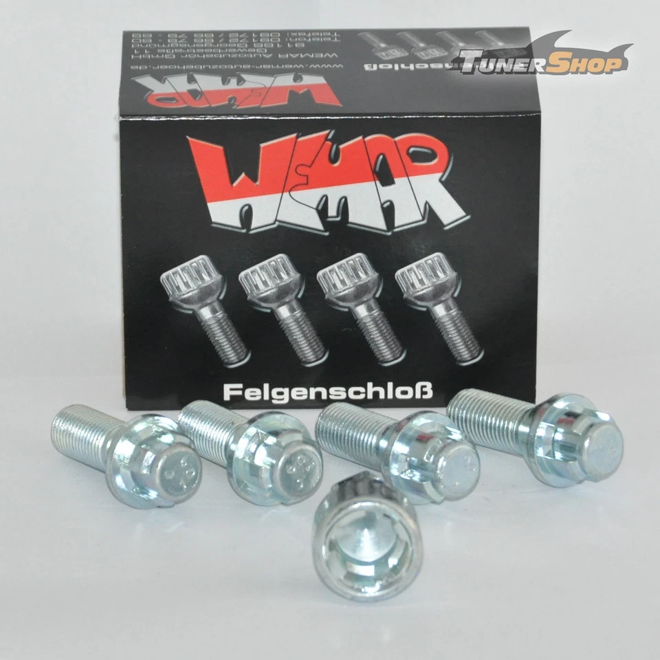 Cerraduras de rueda extendidas cónicas M12x1,25 30 mm para Nissan 100 NX 200 SX 280 ZXZXT 30 Foto 1 de 1