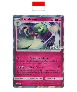 Pokémon Card – Gardevoir 081/SM-P Promo Upnormal Coffee – Indonesian - Picture 1 of 2