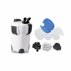 Aquarium Canister Filter 525 GPH 9W UV Sterilizer SUNSUN HW-304B 200G FREE MEDIA - Picture 1 of 3