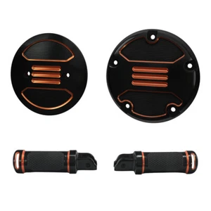 Alternator Plug Clutch Trim Cover Footpegs Fit For Harley Sportster S 2021-2023 - Picture 1 of 14