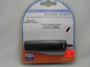 Zeikos Remote Switch for Nikon D90 D5000 Camera - Picture 1 of 5