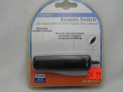 Zeikos Remote Switch for Nikon D90 D5000 Camera - Image 1 of 4