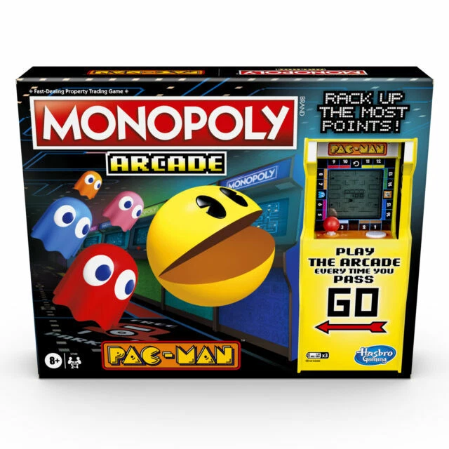 Hasbro (E7030) - Monopoly Arcade Pac-Man Board Game for Kids 8 and Up