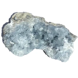 Vivid Sky Blue Celestite Mineral Geode - 4.5" - C104 - Picture 1 of 4