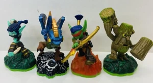 Skylanders Spyros Adventure Stump Smash, Stealth Elf, Drobot & Flamslinger - Picture 1 of 5