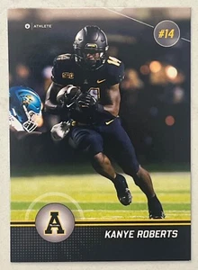 Kanye Roberts Appalachian State Football Mountaineers RB OnIt Athlete RC B-17 - Bild 1 von 10