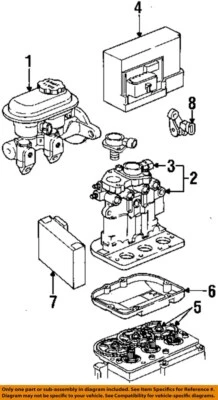 Used ABS Control Module fits: 1997 Saturn S SERIES ABS LH dash Grade A - Image 1 of 2