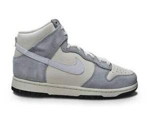 Mens Nike Dunk High Retro  - DZ4515 100 - Sail White Pure Platinum Black Uk 7.5 - Picture 1 of 6