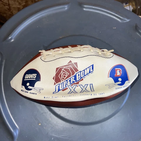 Vintage Super Bowl 21 Football Cover