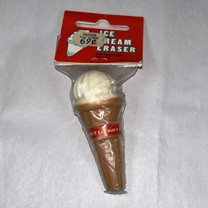 Borrador de helado Keshigomu vainilla vintage hecho en Japón - Imagen 1 de 8