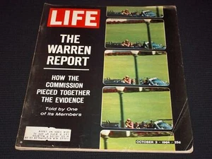 1964 OCTOBER 2 LIFE MAGAZINE - THE WARREN REPORT NICE COVER - O 14243 - Picture 1 of 2