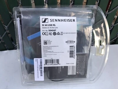 SENNHEISER ~Consumer AUDIO SC60 USB ML #504547~Duble-Sided Business HEADSET~ NIB - Image 1 of 4