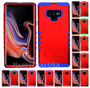 For Samsung Galaxy Note 9 - KoolKase Hybrid ShockProof Cover Case - Red (R)