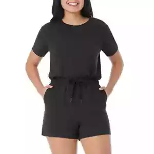 Member's Mark Women's Favorite Soft Romper Size XS Black - Picture 1 of 5
