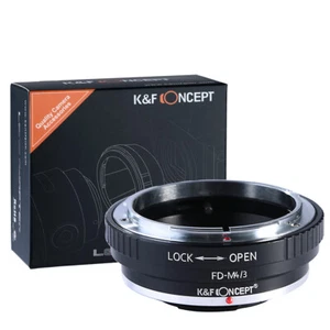 Adaptador conceptual K&F para lente de montaje Canon FD a adaptador de montaje Micro 4/3 M4/3 GH4 - Imagen 1 de 1