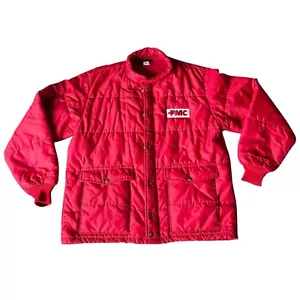 Swingster FTP Racing Vintage Red Puffer Jacket Coat men’s size XL 70’s - Picture 1 of 13