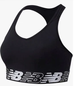 New Balance L12423 Damen Schwarz Pace 3.0 Sport BH Größe X-Small. - Bild 1 von 5