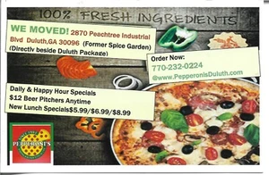 PEPPERONIS WERBEKARTE - Bild 1 von 2