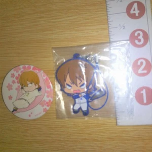 A60131 Ace of Diamond / Rubber strap + Can badge Toujou Hideaki - Picture 1 of 3