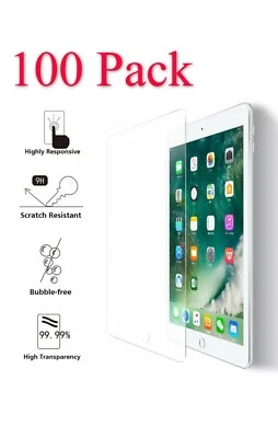 100x Tempered GLASS Screen Protector For iPad 9.7 Mini 4 Pro Air 3rd 4th 5th 6th - Image 1 of 4
