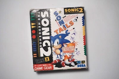 Sega Game Gear Sonic The Hedgehog 2 Sonic Tails boxed Japan GG game US Seller - Image 1 of 4