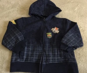 Skechers Niños Azul Marino Cuadros Patinador Letrero de Paz Mangas Largas Sudadera con Capucha 3T - Imagen 1 de 8