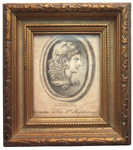 ALEXANDER III THE GREAT FRAMED 1863 COPPERPLATE ENGRAVING FROM JAMES VALENTINE. - Picture 1 of 6