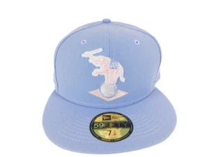 Oakland Athletics MLB New Era 50th Anniversary Lavender 59FIFTY Fitted Hat 7 3/4 - Picture 1 of 5