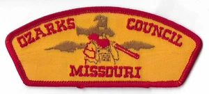 BSA CSP CONSEJO DE OZARKS MISSOURI EDICIÓN T-1 PARTE POSTERIOR DE PLÁSTICO COMO NUEVO - Imagen 1 de 3